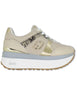 Sneakers in pelle beige con riporti in contrasto Donna MAXI WONDER 02 BIS ROPE/LIGHT GOLD