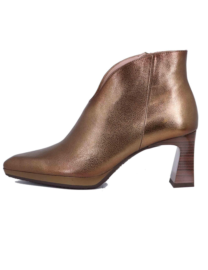Stivaletti ankle boots donna in pelle bronzo HI243576 C001 Hispanitas 