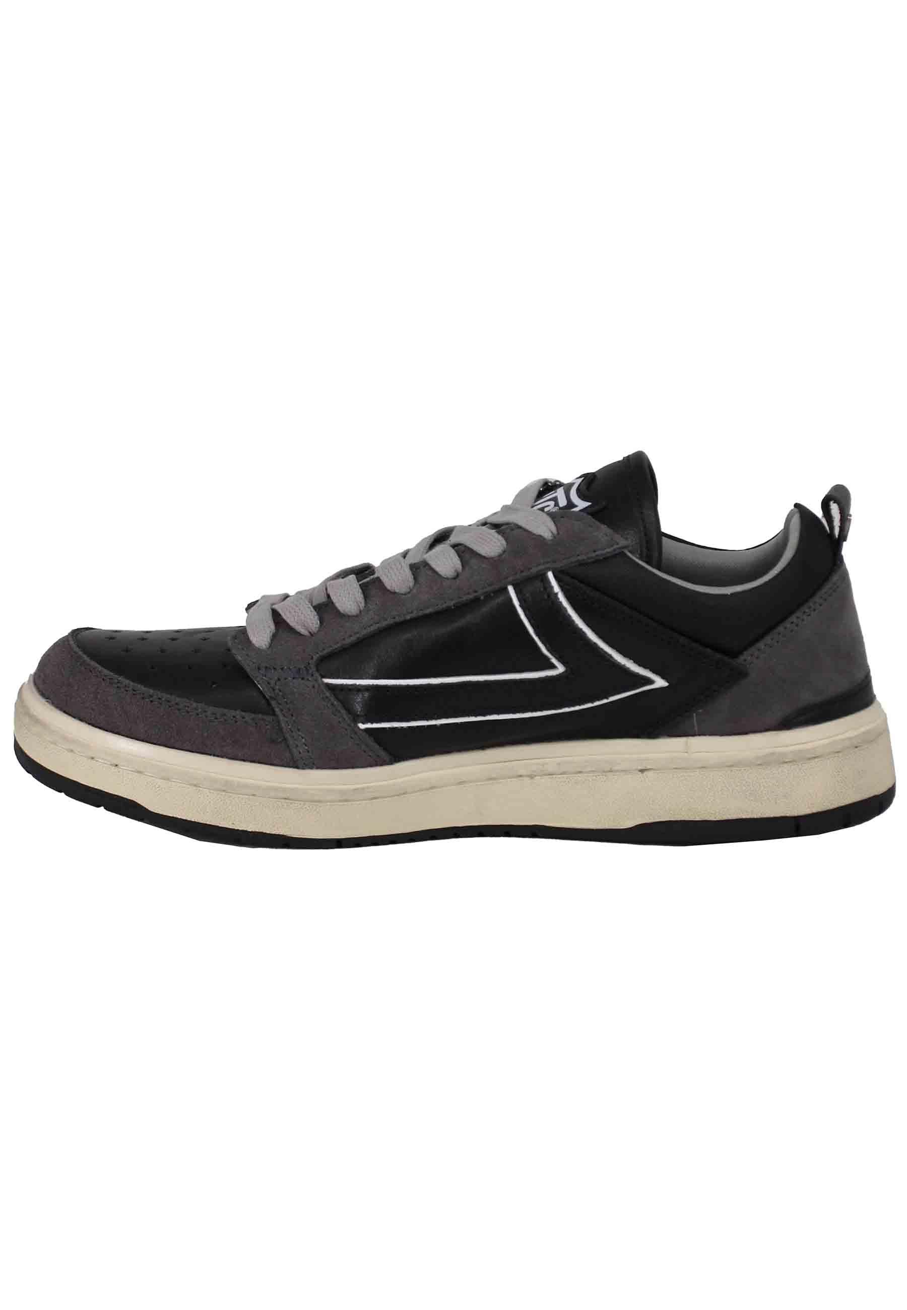 Sneakers uomo Starlight Bicolor in pelle nera 23WHTSC012 001 HTC Los Angeles 