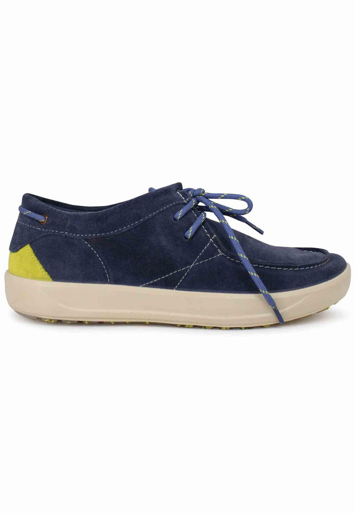 Stringate uomo Bob Cat in camoscio blu con suola in gomma JM3104 016 Jeep 