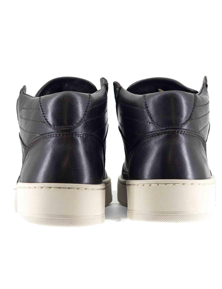 Sneakers uomo in pelle marrone con suola in gomma ultraleggera SPOR5570 014 Spatarella 