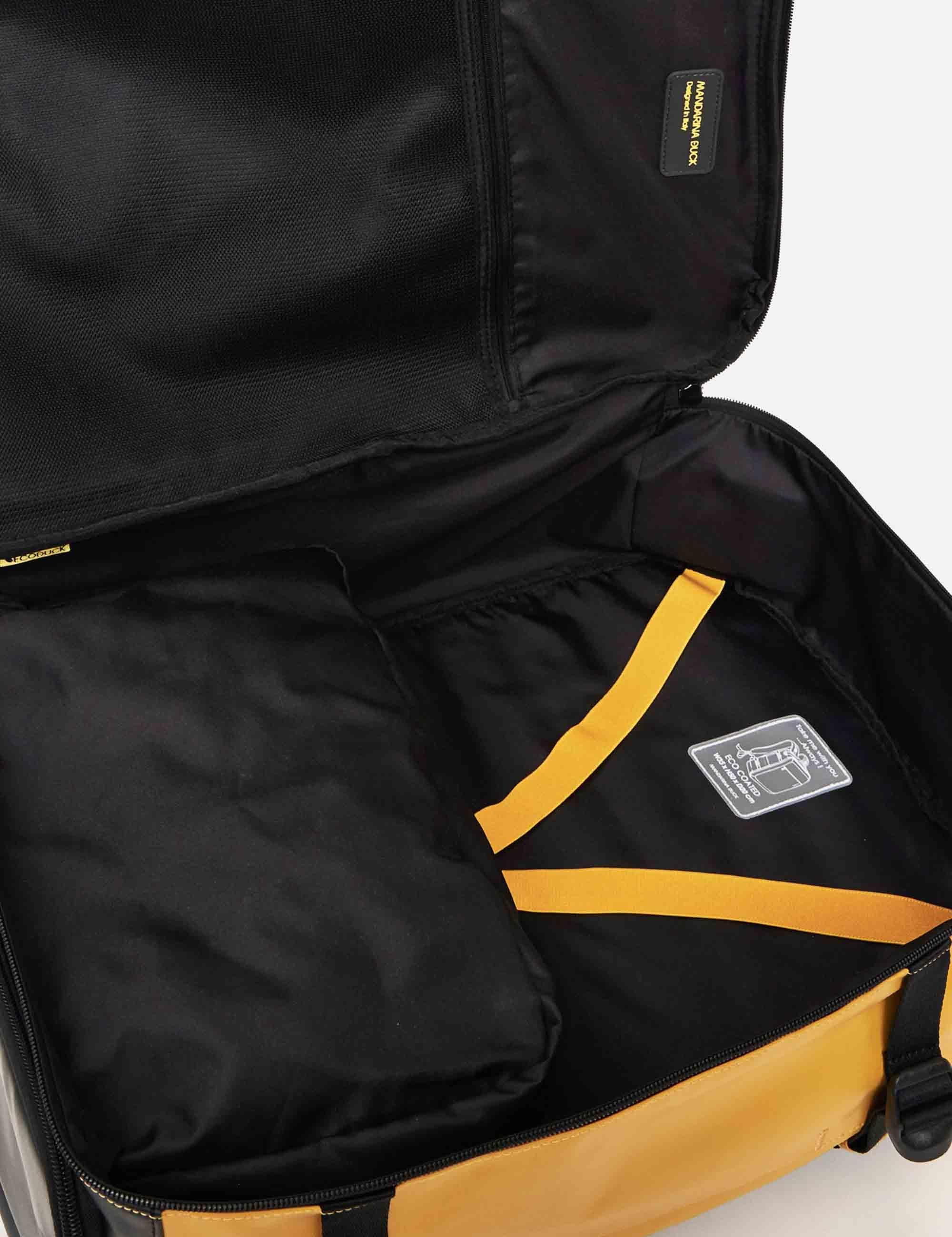 Zaini grandi Eco Coated da viaggio in giallo 50×35×20 cm P10OST09 05J Mandarina Duck 