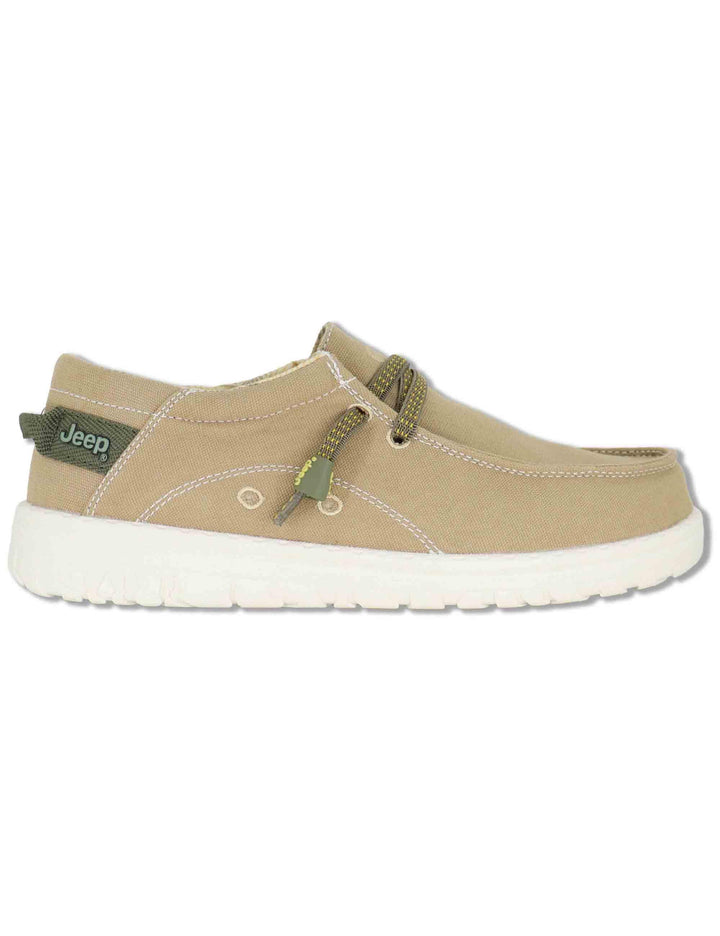 Sneakers uomo Samoa Walllabee Cvs in canvas whashed riciclato verde JM61110A 036 Jeep 