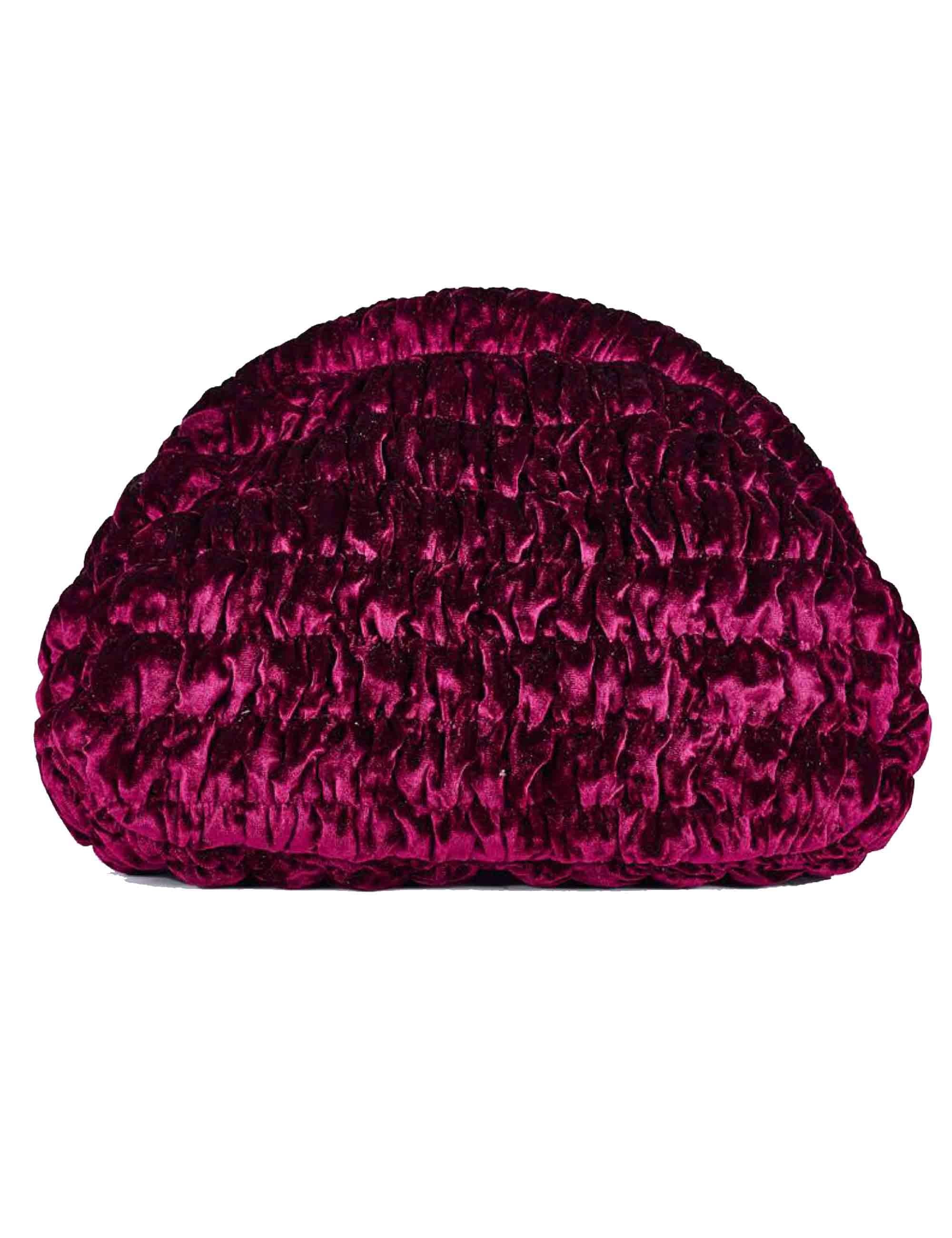 Borse pochette donna in velluto bordeaux Donna ASTRID K01