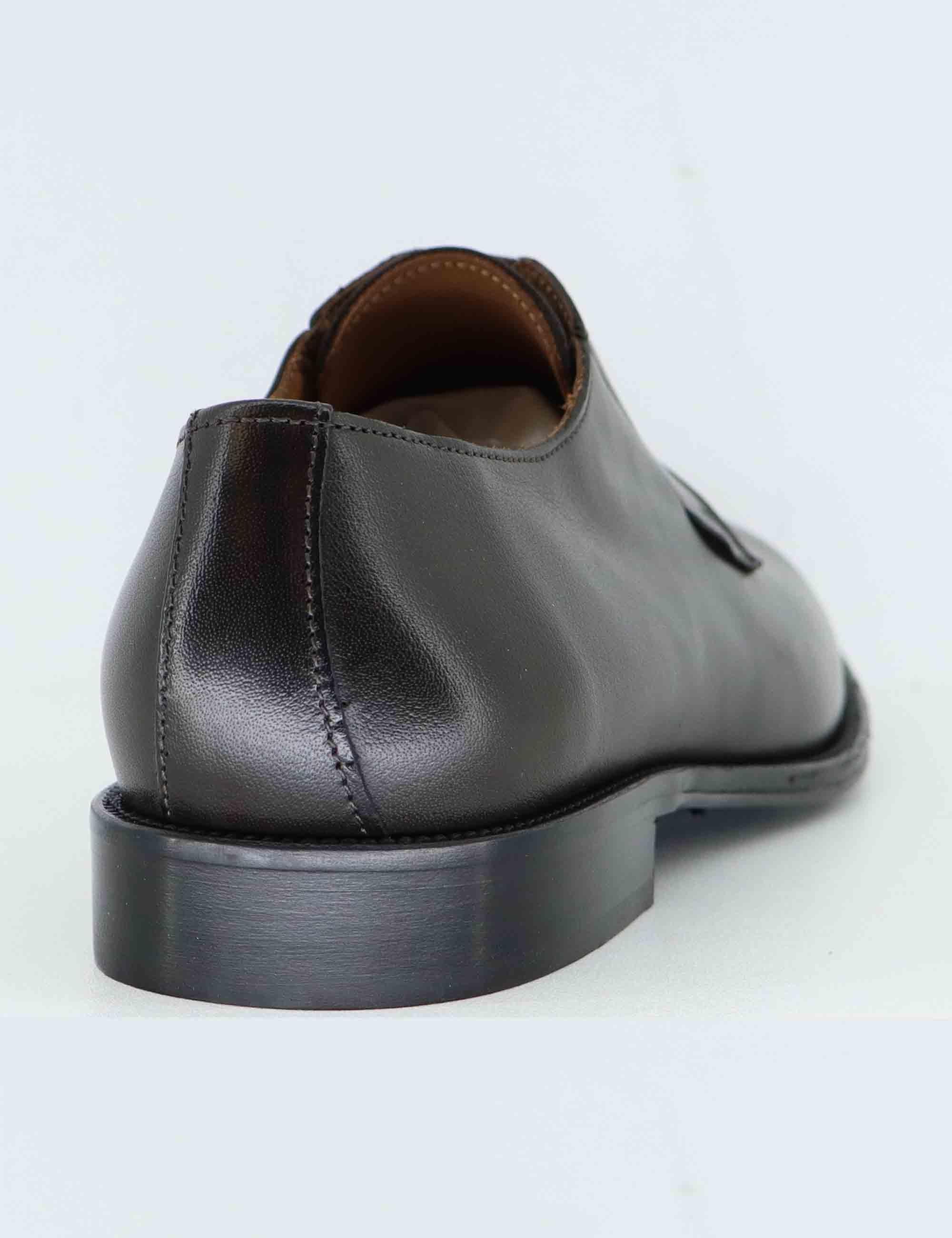 Stringate uomo in pelle marrone con suola in cuoio ORLEANS 6 014 Rogal's 