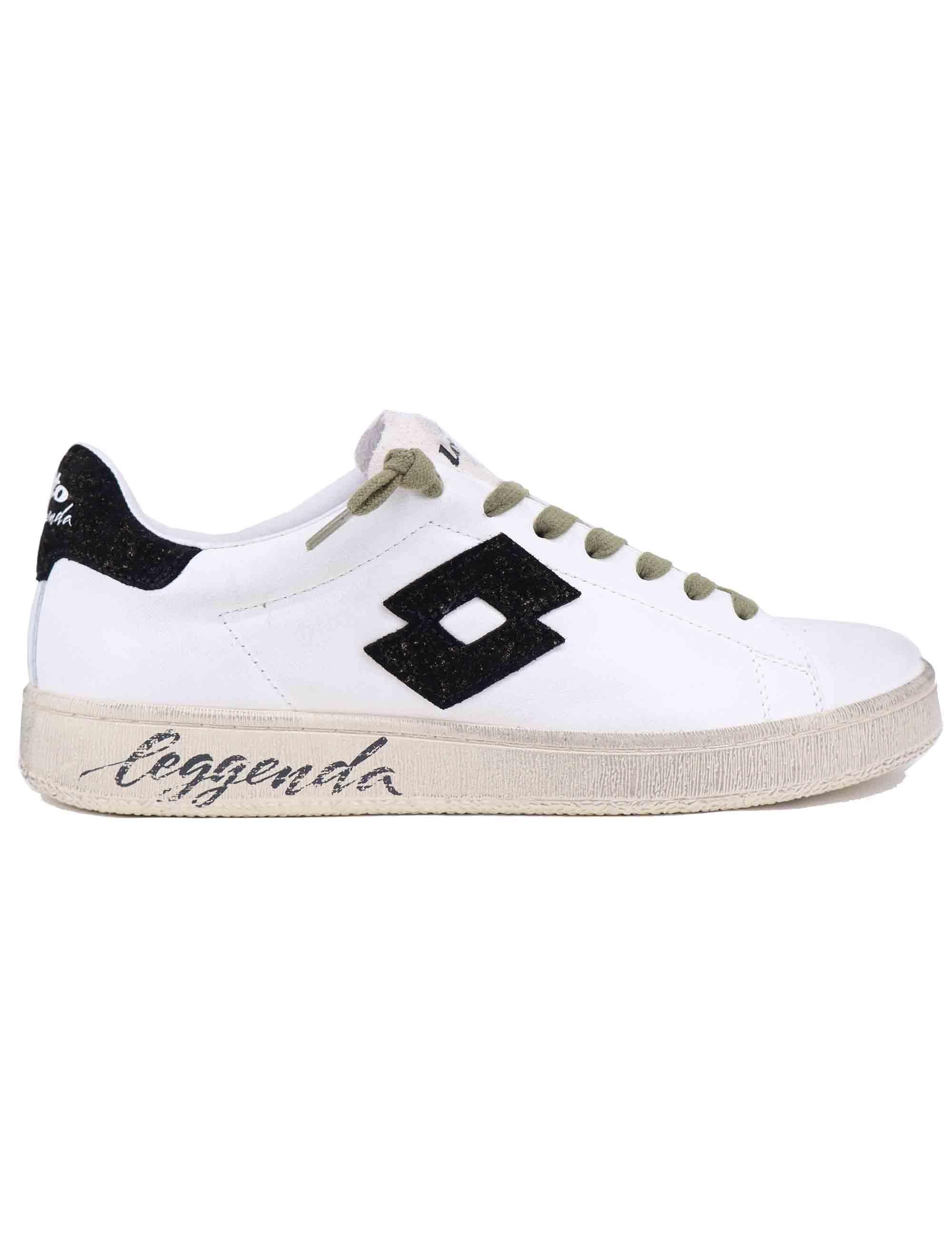 Snekaers uomo in pelle bianca 2218890 CSC Lotto Leggenda 