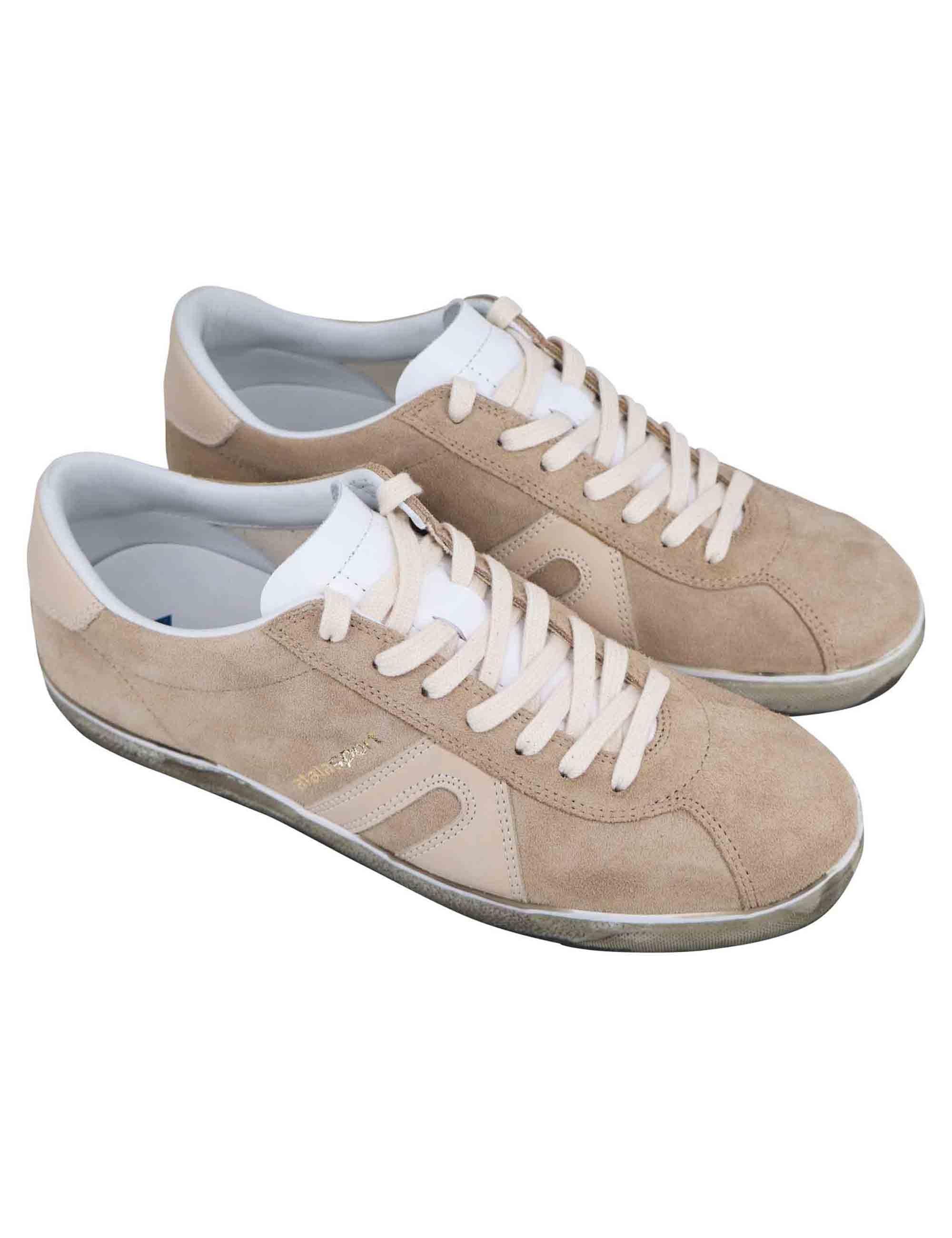 Sneakers uomo in camoscio beige 10022 296 Atala 