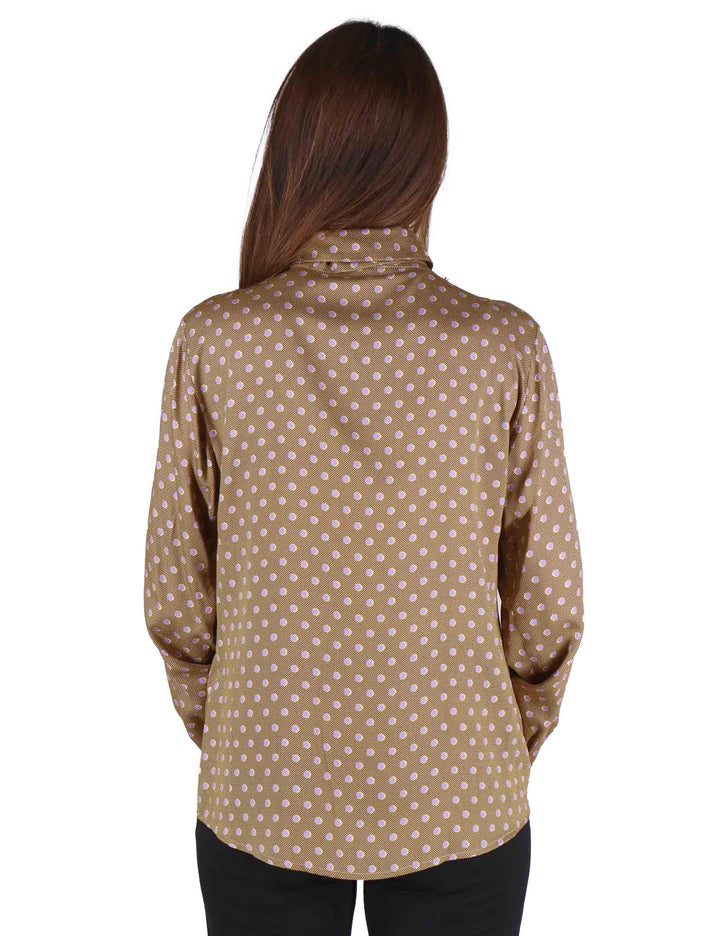 Camicie donna in viscosa naturale gialla a fantasia JABCM0025-F1438 1220 Justmine 