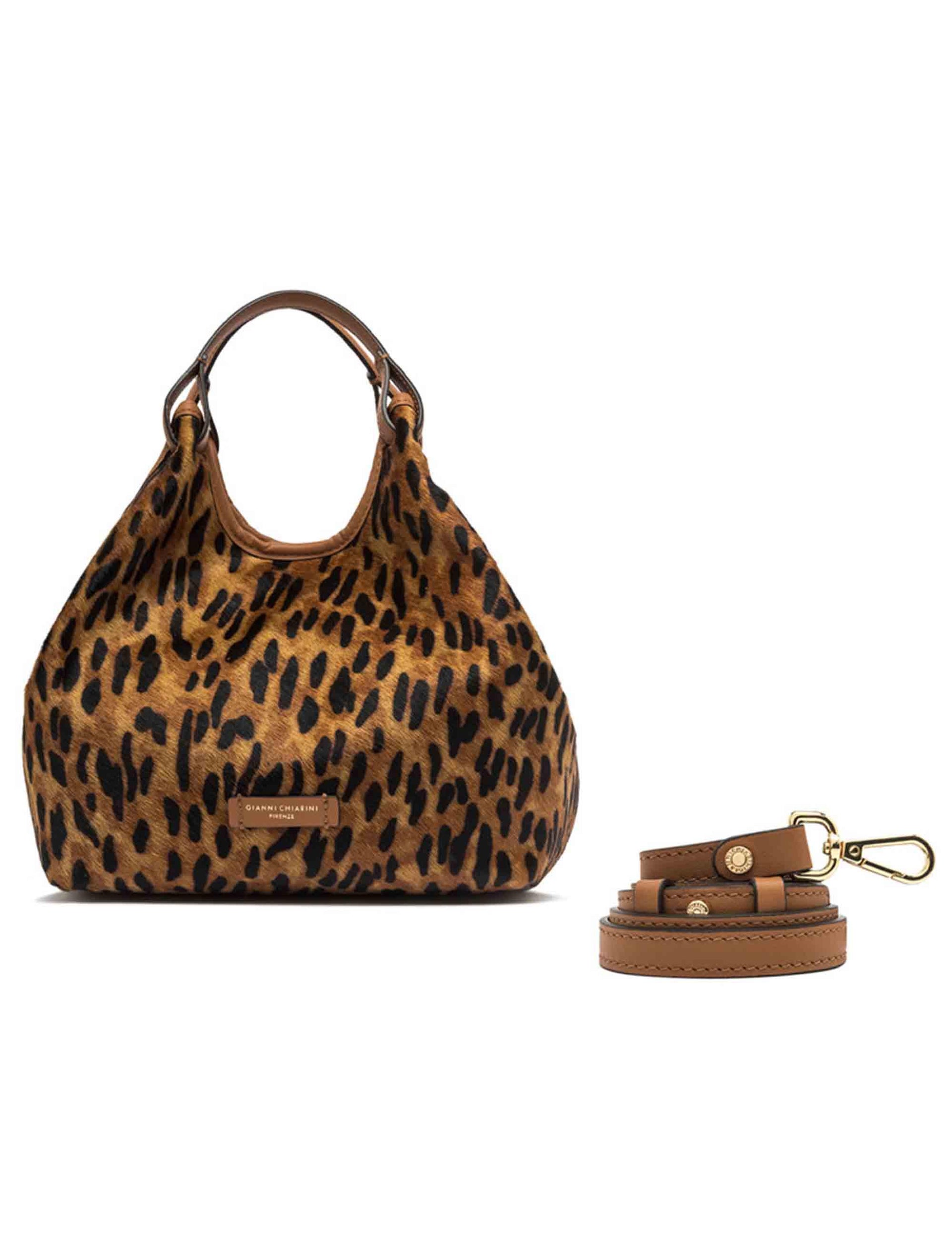 Borse donna Dua in pelle cuoio effetto cavallino BS11109 14351 CAV-PL Gianni Chiarini 