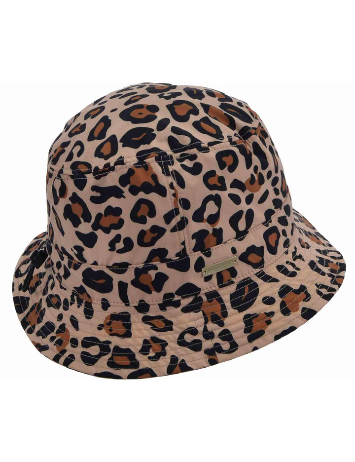 Cappelli donna idrorepellenti a fantasia animalier modello pescatore 019893-00000 9510 Seeberger Est 1890 