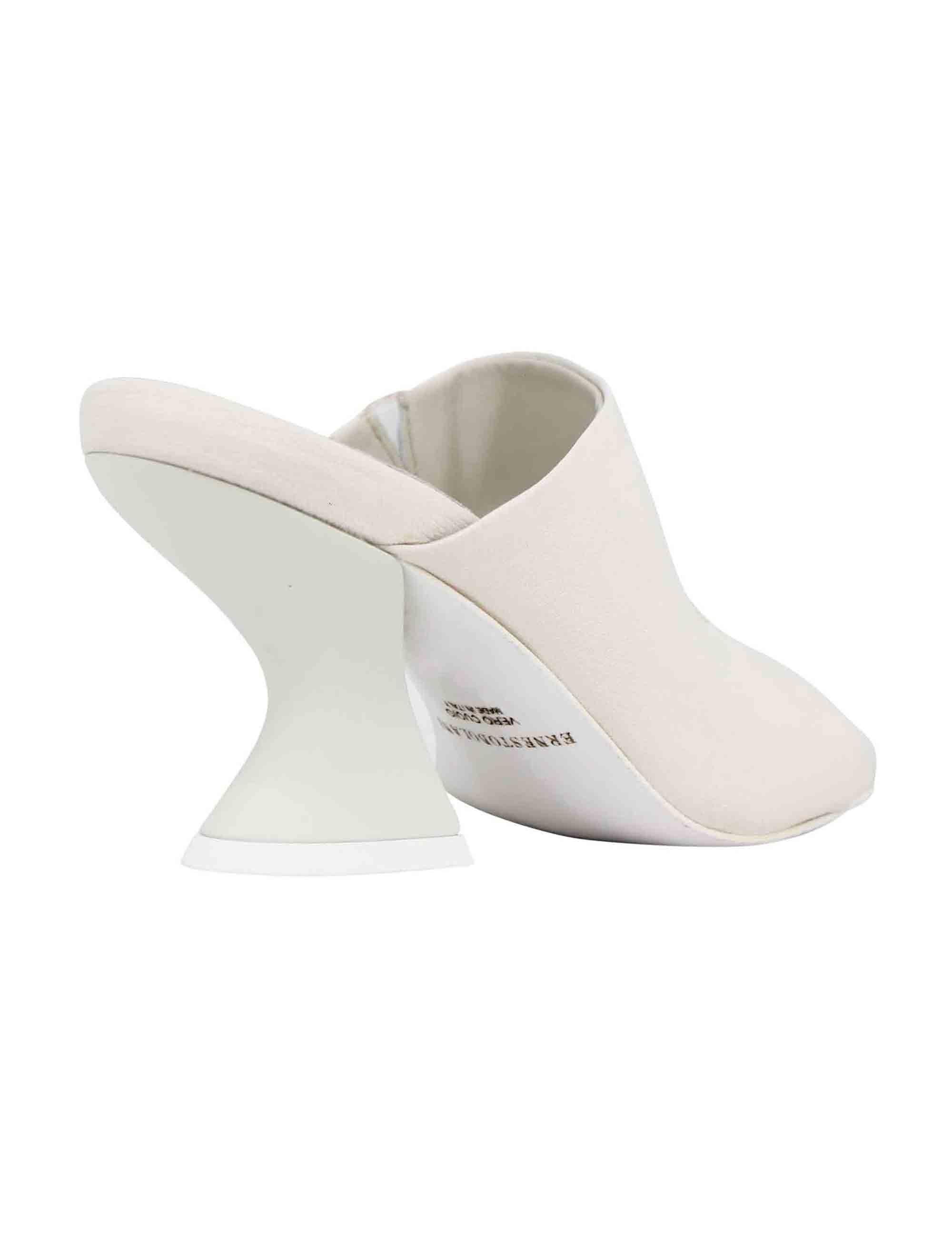 Sandali donna in pelle rosa con punta tonda e tacco in tinta 6DLOT04 012 Ernesto Dolani 