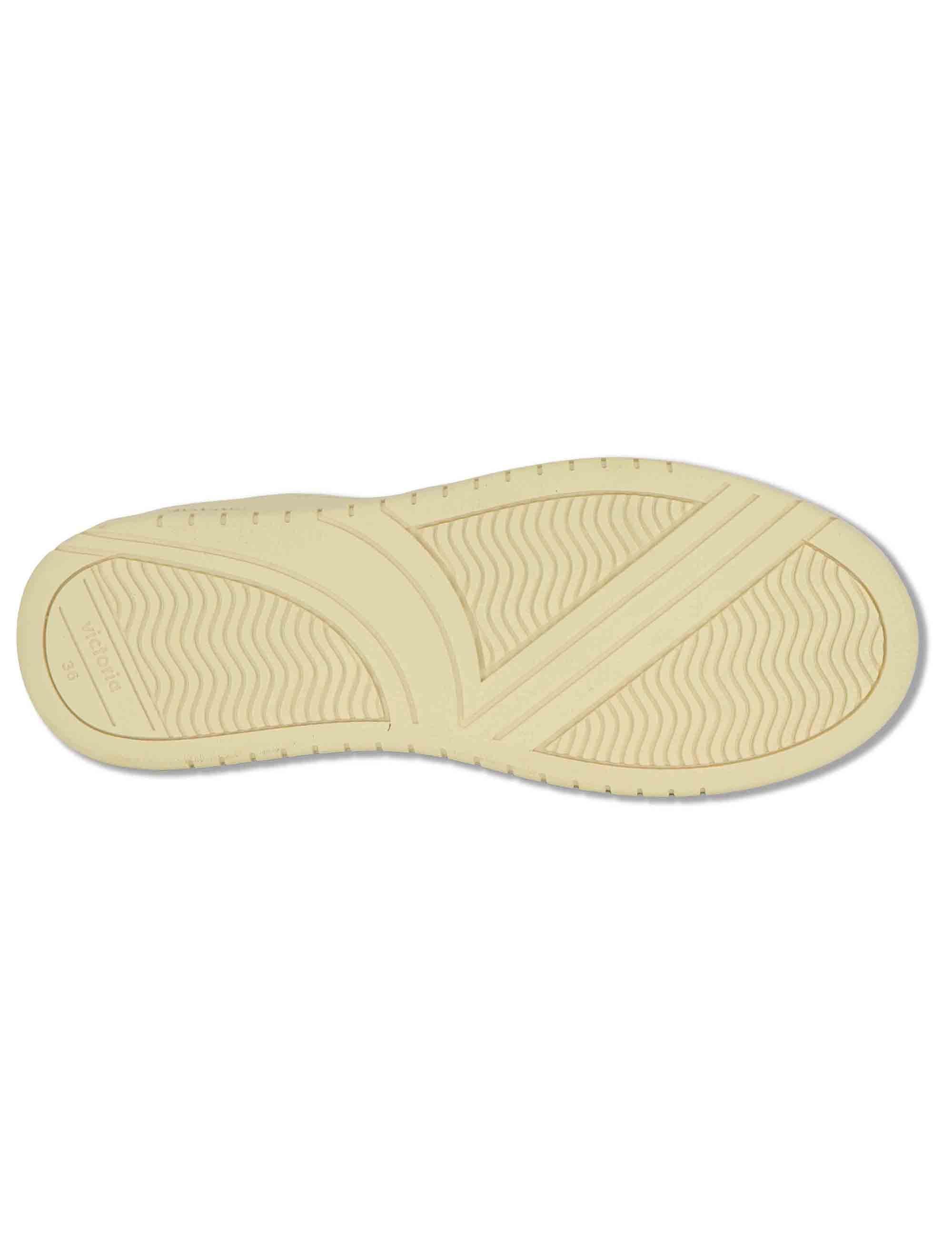 Sneakers donna Seul in pelle bianca con logo senape e suola alta 1257136 50_Amarillo Victoria 