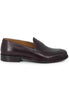Mocassins homme en cuir marron avec semelle en cuir Uomo 53000 04