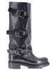 Women's Black Leather Amphibians SPMA2460 001