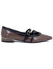 Ballerine donna in eco pelle taupe con punta a punta Donna T170008117F7 029