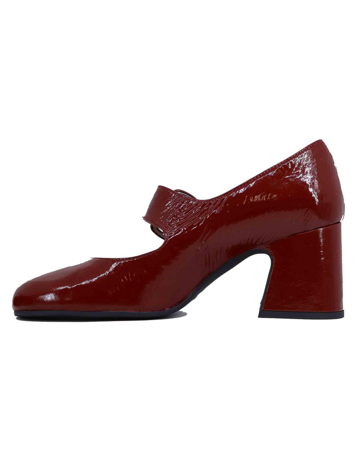 Decollete donna in vernice mattone 5126Z 014 Les Venues 