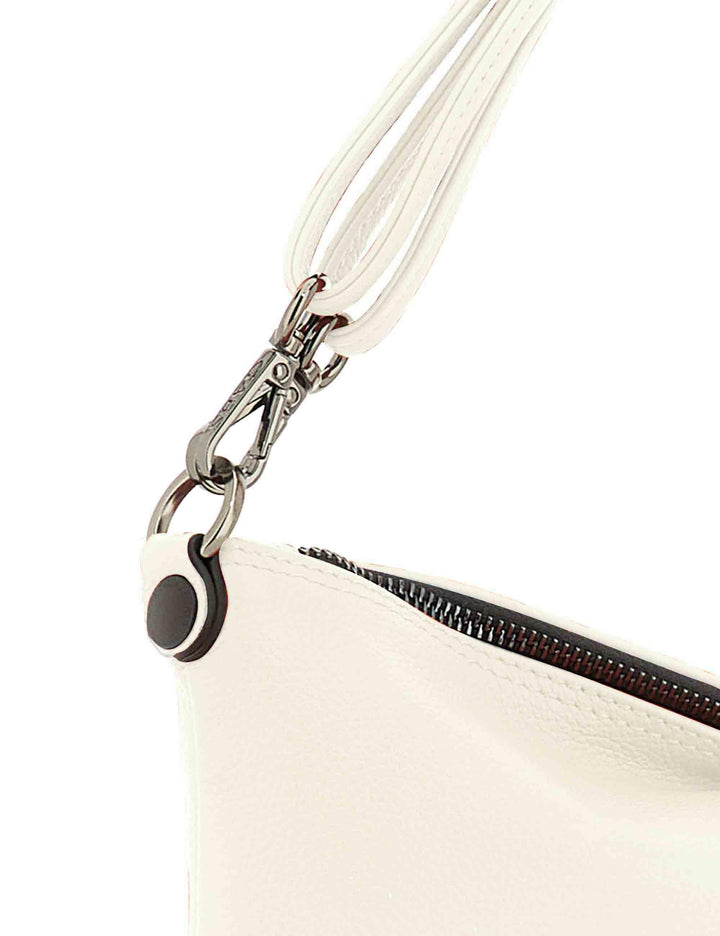 Borse donna Beyonce EW M in pelle off white con tracolla removibile G012100T2 X2428 C1003 Gabs 