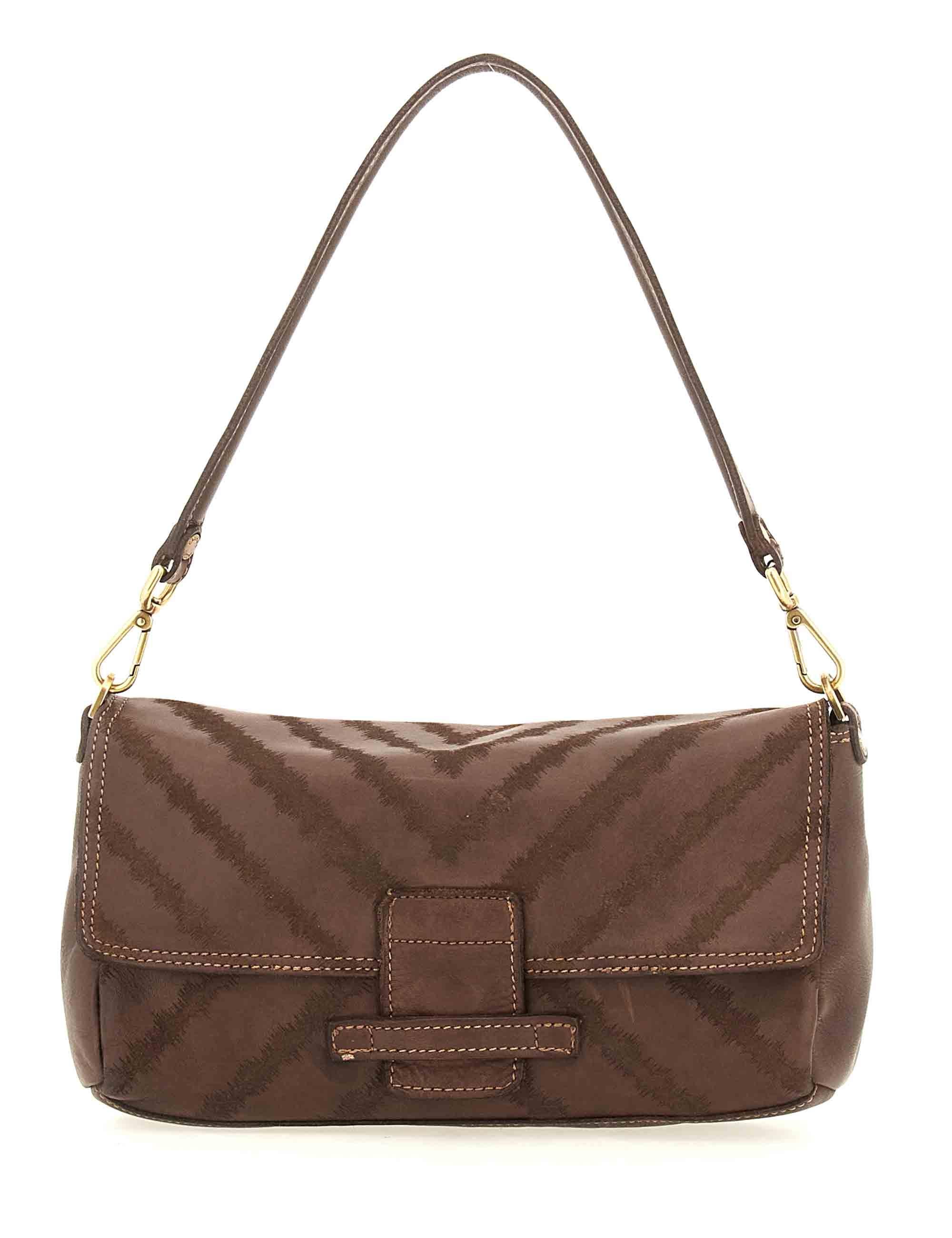 Borse baguette Maria in pelle marrone laserata Donna L012730ND X2913 C1501