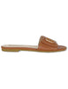 Sandali bassi in pelle cuoio con fibbia laterale Donna SANDY 03 SADDLE