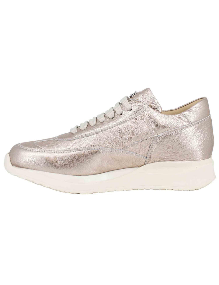 Sneakers donna in pelle laminata rosa GD65700R 061 Cesare Paciotti 