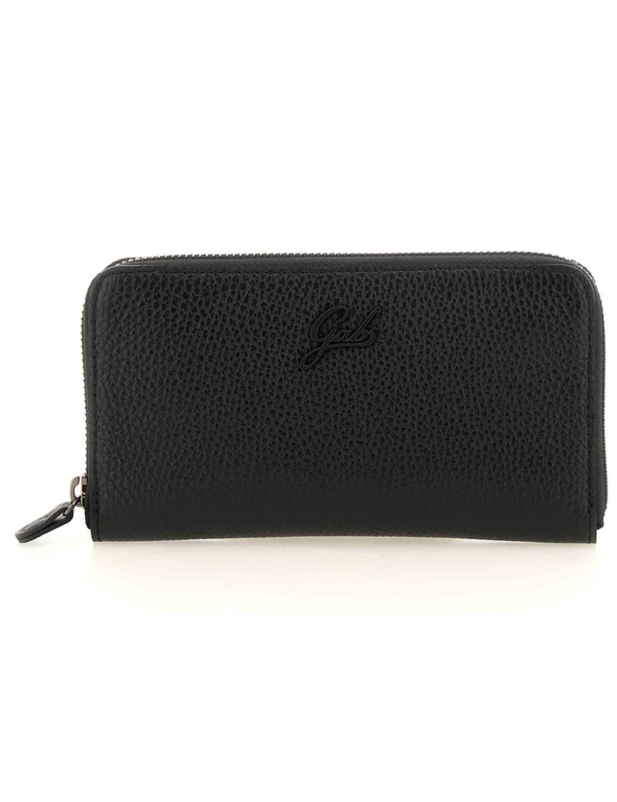 Portafogli donna GMONEY17 in pelle nera con logo G000140ND X2428 C0001 Gabs 