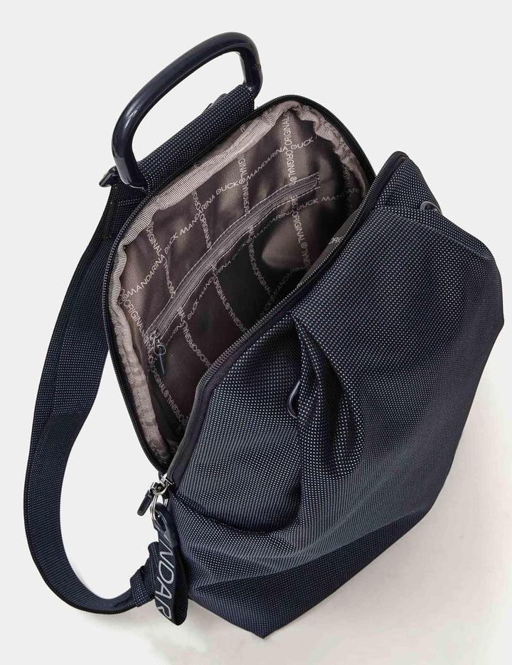 Zaini MD 20 tasche laterali in blu P10QMT39 A46 Mandarina Duck 