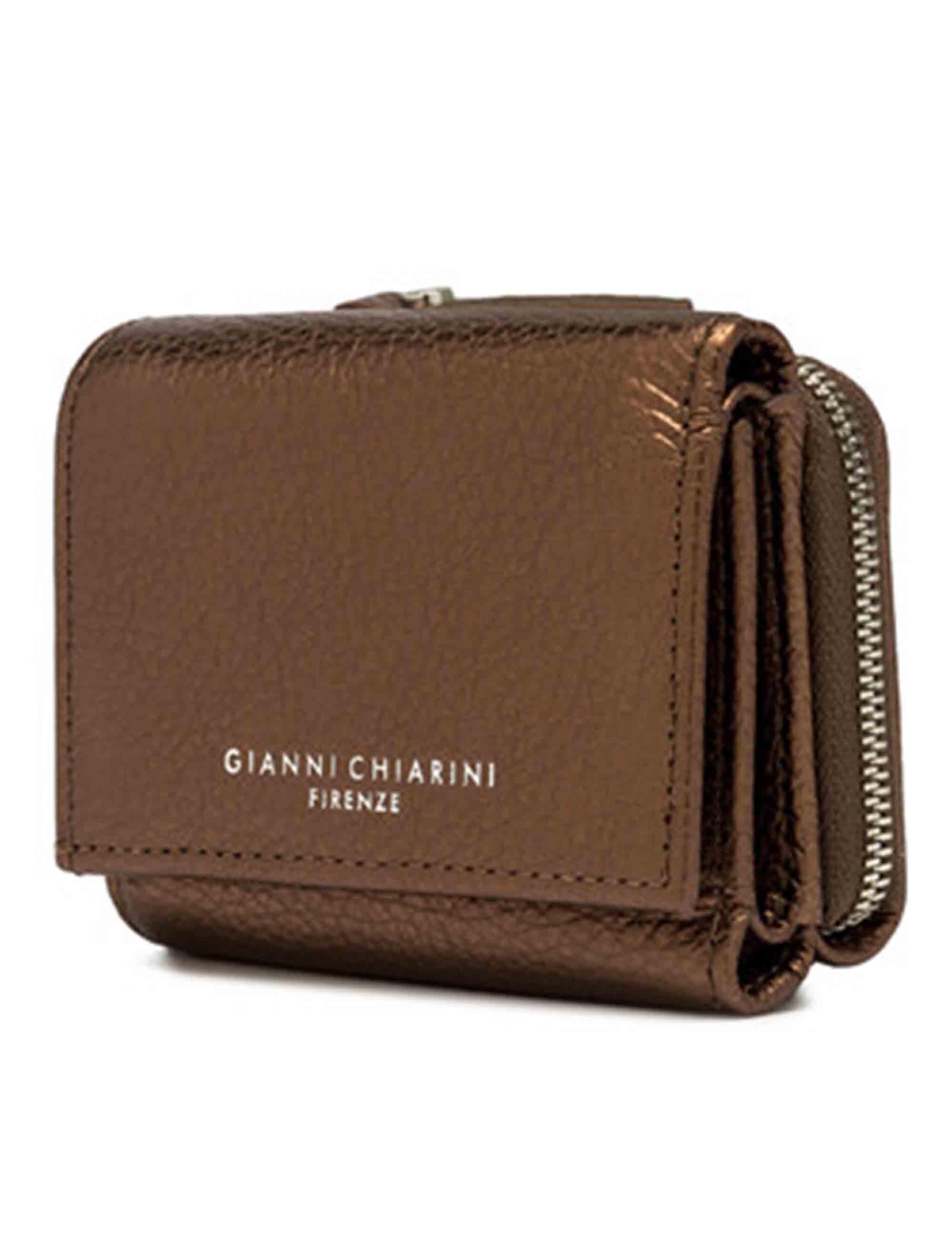 Portafogli donna Wallets Grain in pelle bronzo PFW5065 14167 GRN LM Gianni Chiarini 