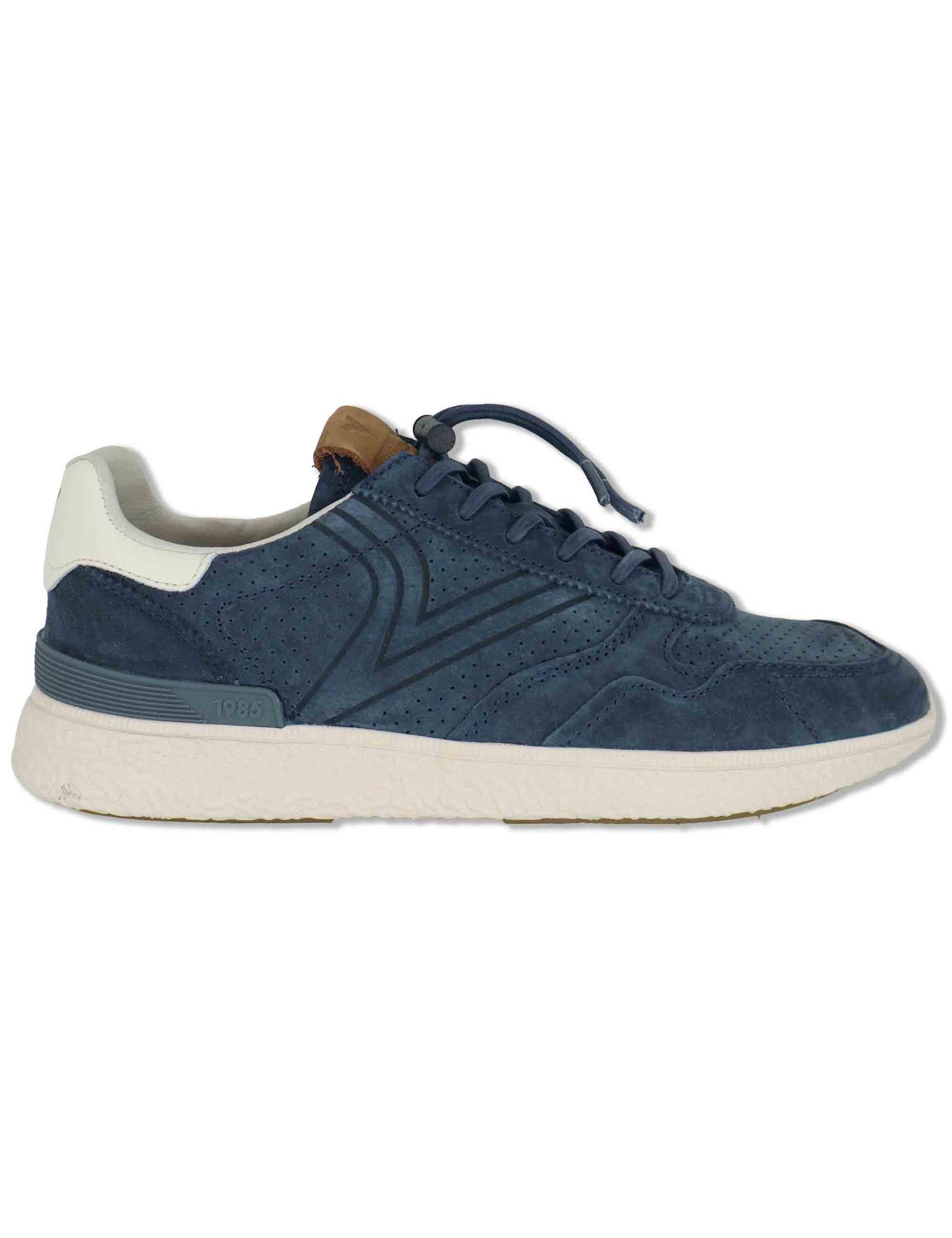 Sneakers uomo Anima in camoscio blu con suola alta e ultra leggera 8805104 30_Marino Victoria 