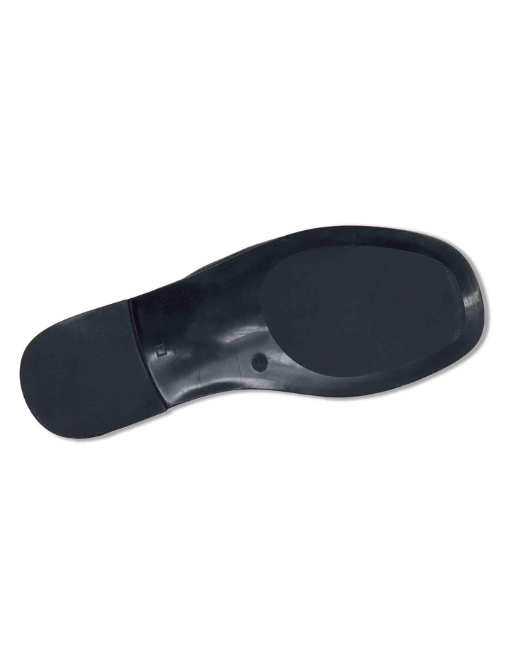 Sandali bassi donna infradito in pelle nera con anello SP262050 001 Spatarella 