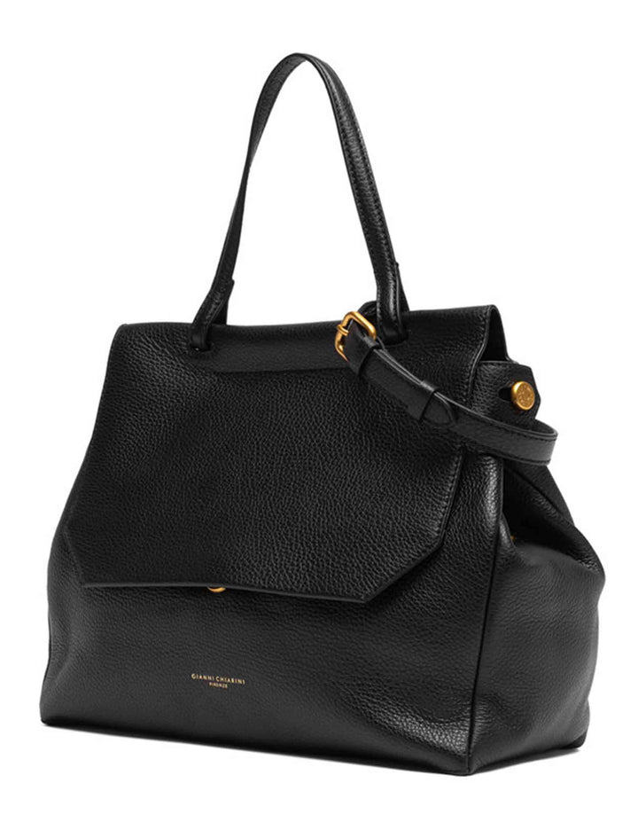 Borse donna Ottavia in pelle nera con manico e tracolla BS11376 001 GRN Gianni Chiarini 