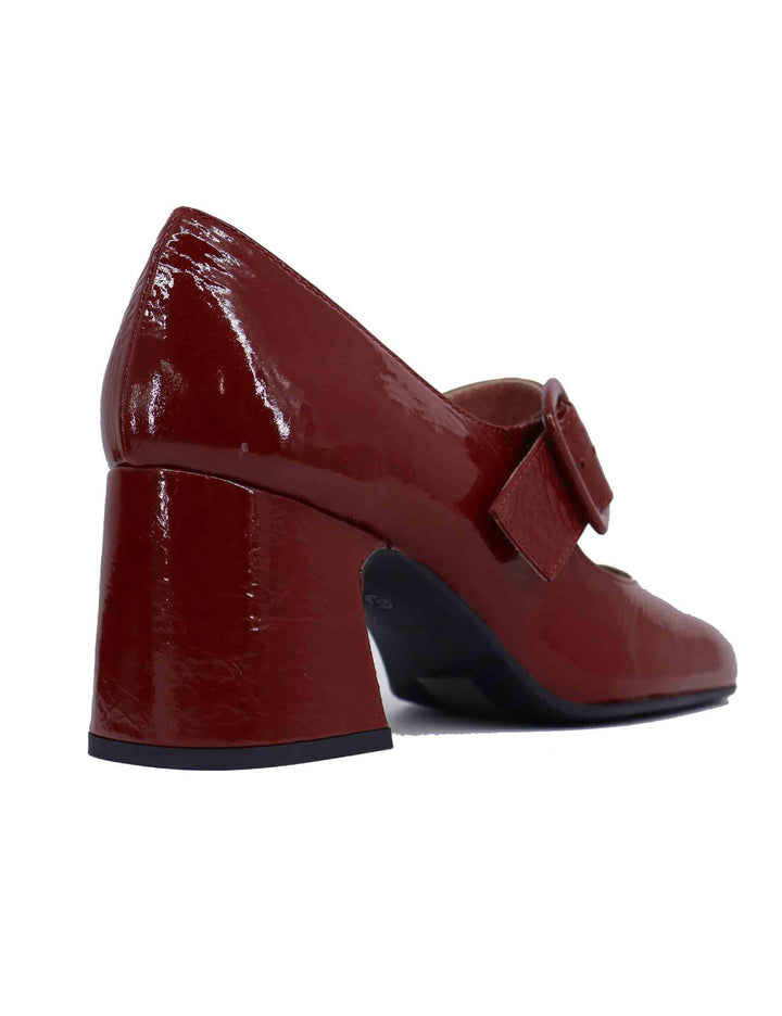 Decollete donna in vernice mattone 5126Z 014 Les Venues 