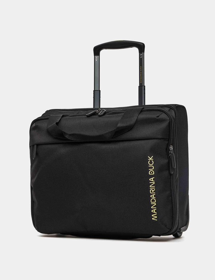 Trolley pilota Zephyr in nero 2 ruote P10OTV07 651 Mandarina Duck 