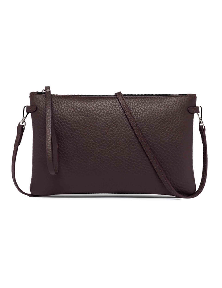 Borse donna pochette Hermy in pelle bordeaux BS3975 13624 RNGDBL Gianni Chiarini 