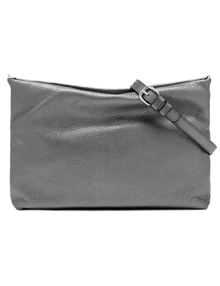 Borse donna Branda in pelle grigio perla con catena e tracolla in pelle removibile BS8265 14168 COMM GRN LM-EM Gianni Chiarini 