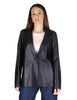 Giacche over donna in pelle nera Donna SP2375 0001