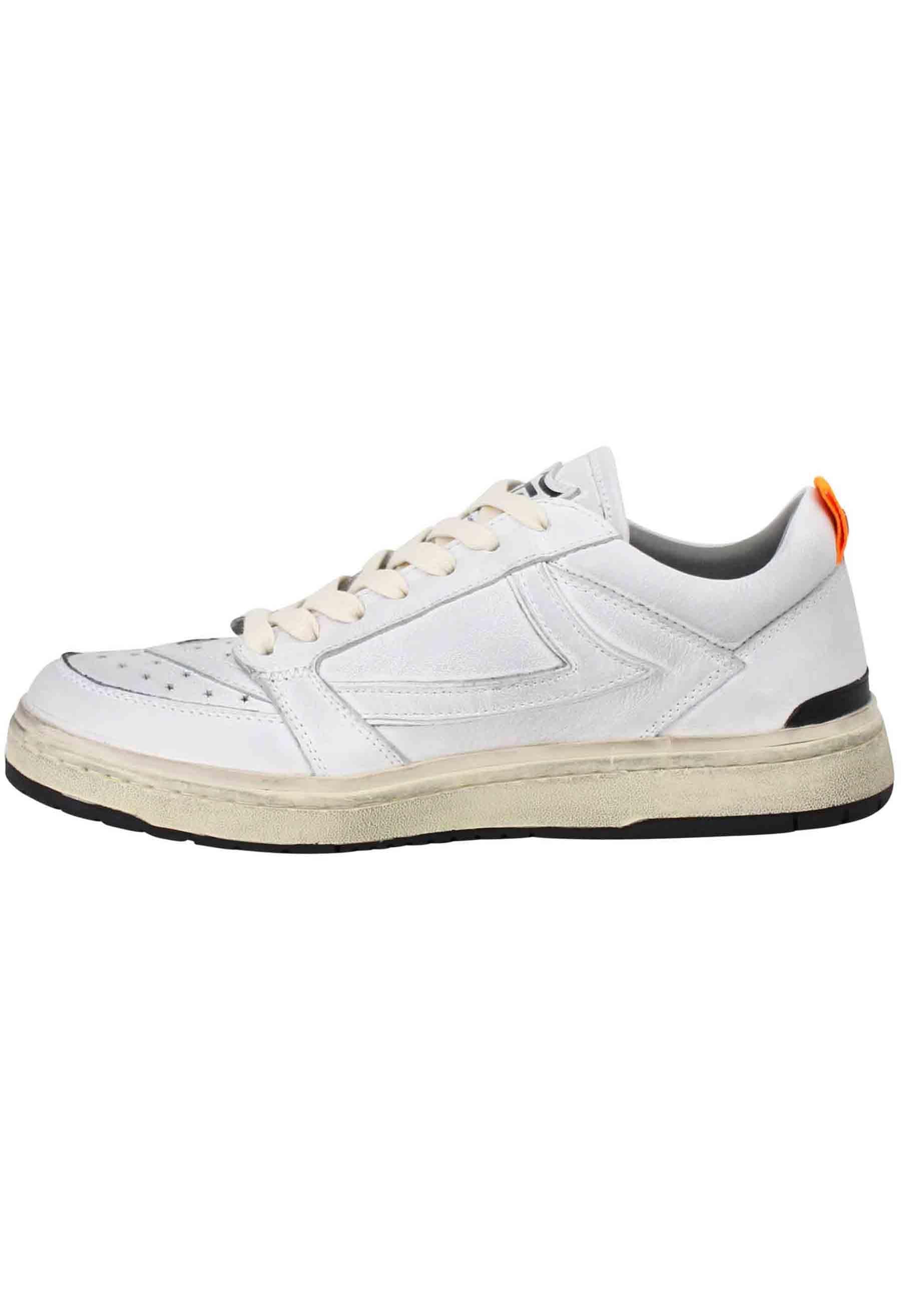 Sneakers uomo Starlight Shield in pelle bianca vintage 23SHTSC016 100 HTC Los Angeles 