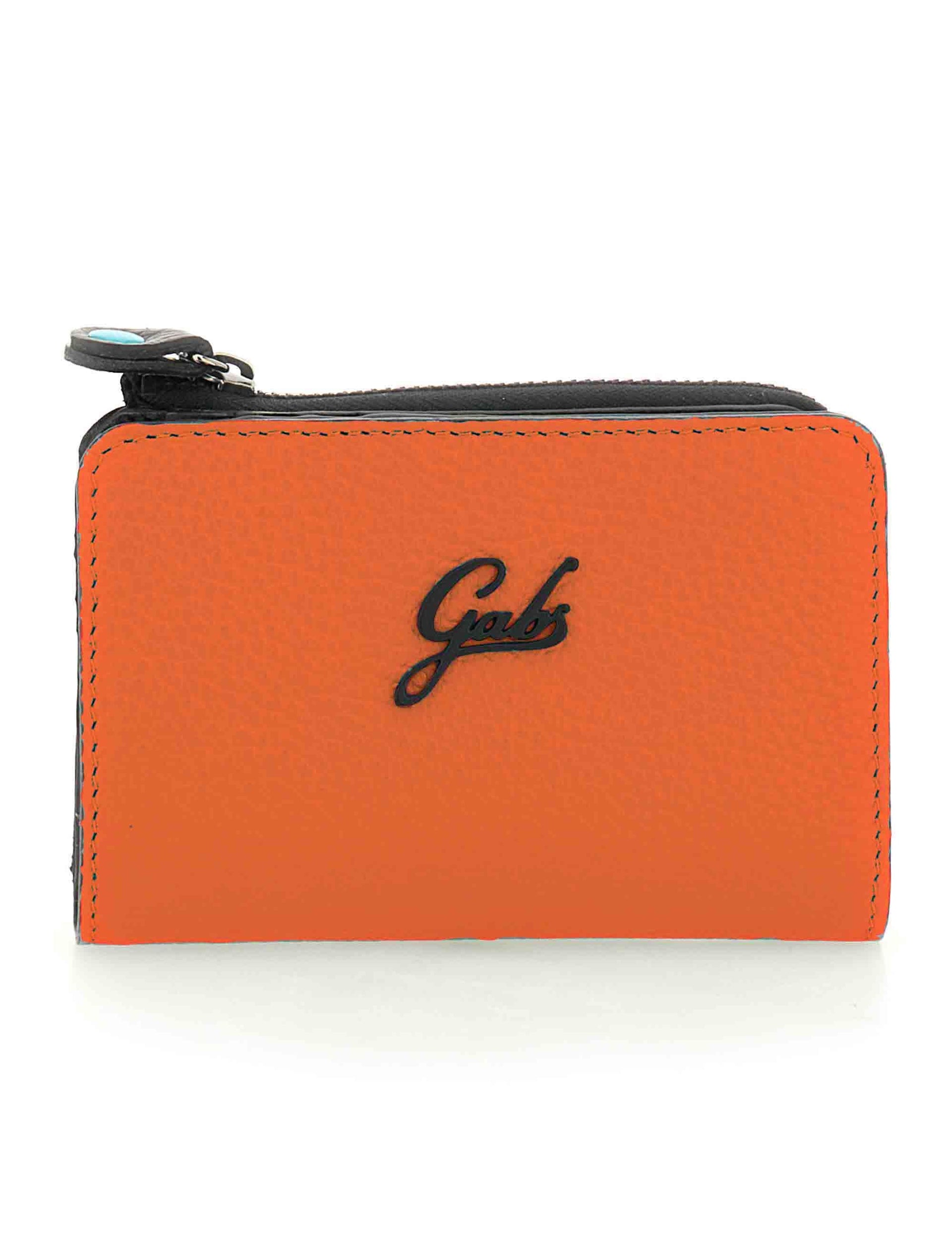 Potafogli donna Gmoney 57 in pelle arancione con zip G010280ND X2428 C5518 Gabs 