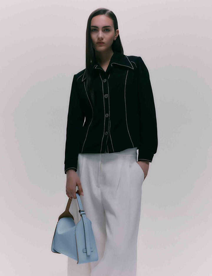 Borse donna Penelope in pelle beige con tracolla BS11351 13347 RNGDBL Gianni Chiarini 