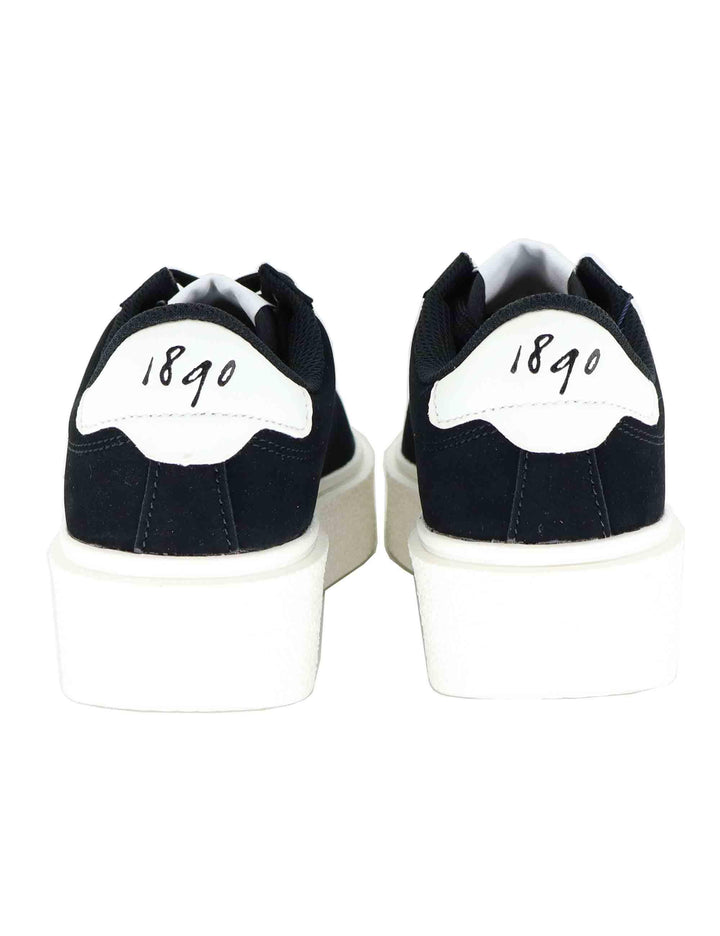 Sneakers donna in eco pelle nera con logo e suola alta in gomma JODY002 BLK U.S. Polo Assn. 