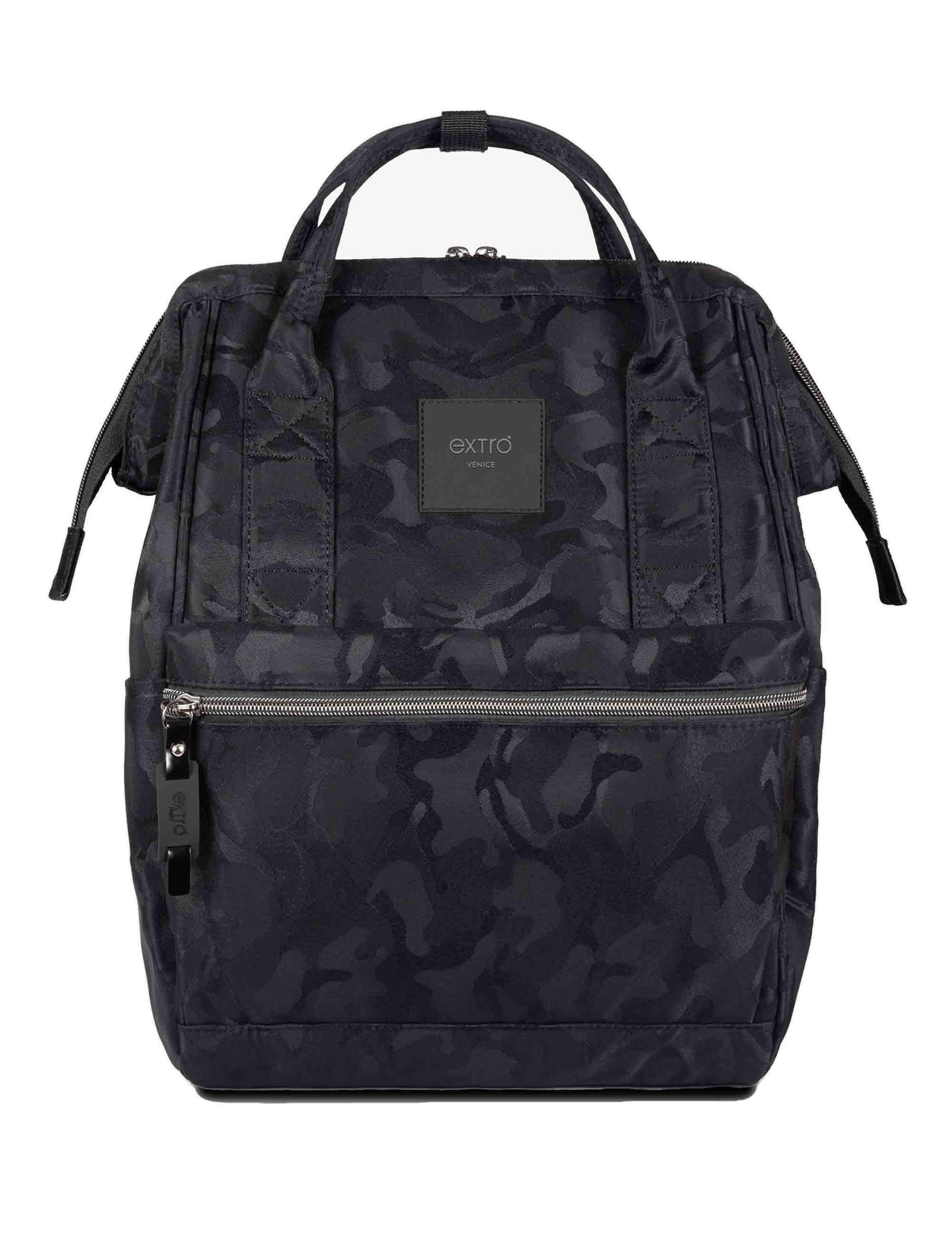 Zaini uomo in nylon nero camouflage ZAM.01 21 Extrò 