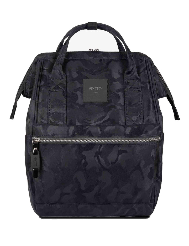 Zaini uomo in nylon nero camouflage ZAM.01 21 Extrò 