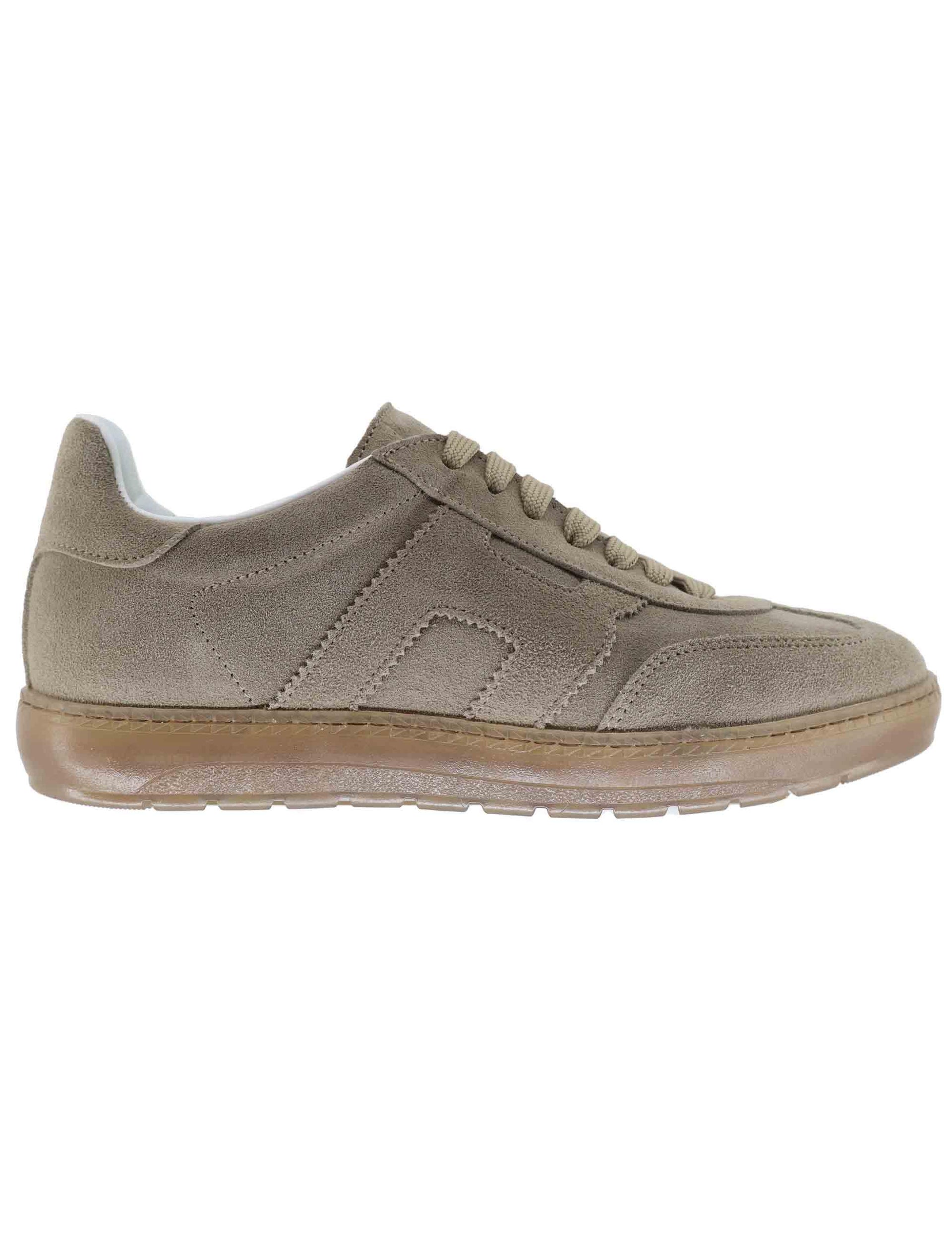 Sneakers uomo in camoscio taupe PELOTA 1 002 Rogal's 