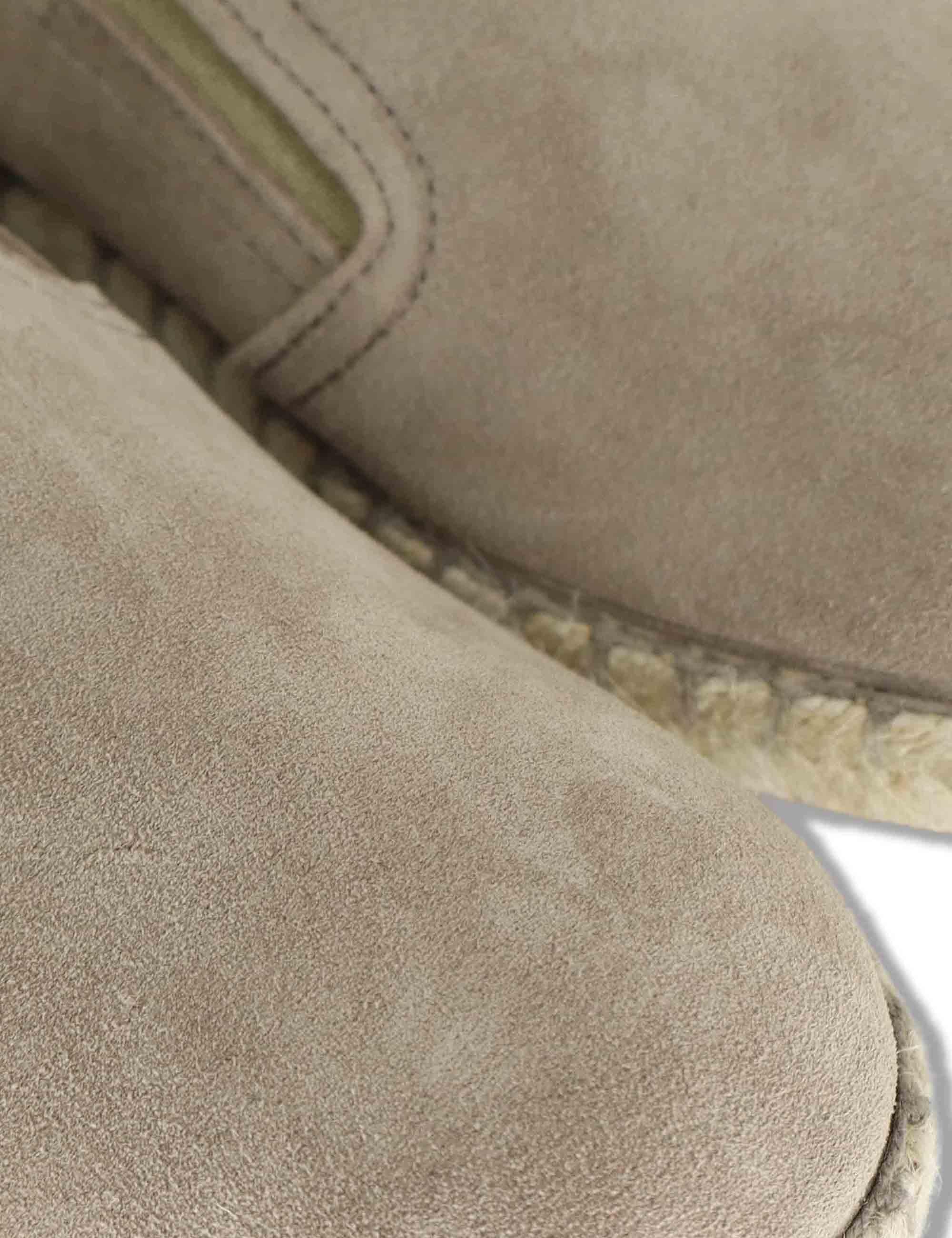 Mocassini espadrillas uomo slip on uomo in camoscio taupe TOM 028 Verbenas 