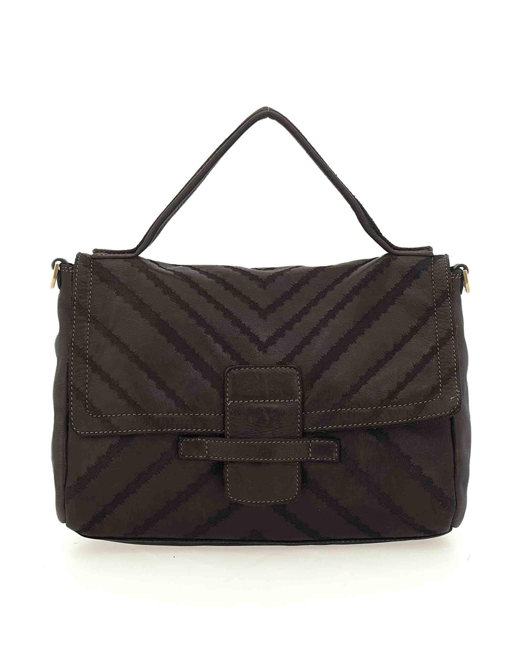 Borse a spalla Maria in Pelle Nera Donna L012840ND X2913 C0001