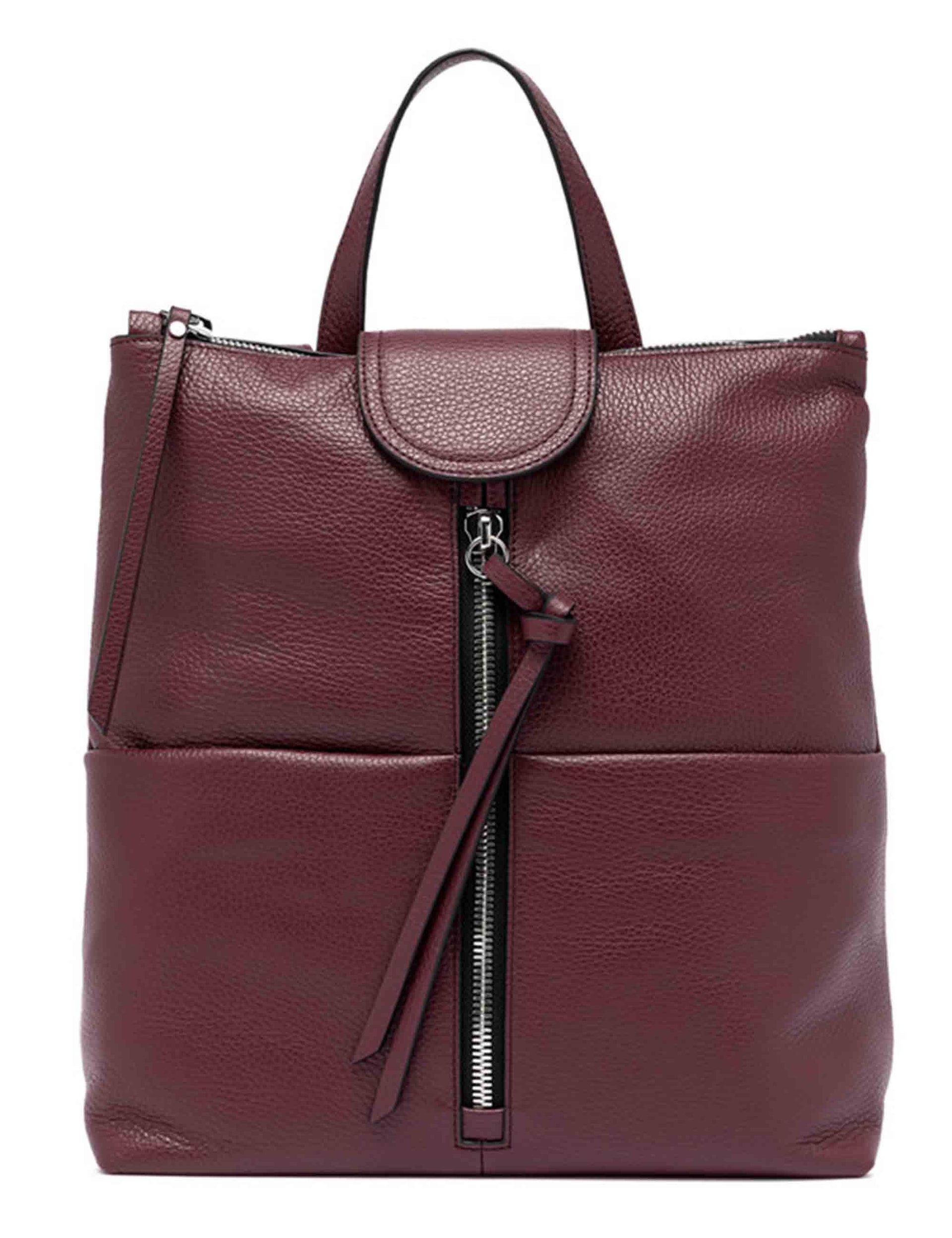 Zaini donna Giada in pelle martellata bordeaux ZN7040 14049 COMMGRN Gianni Chiarini 