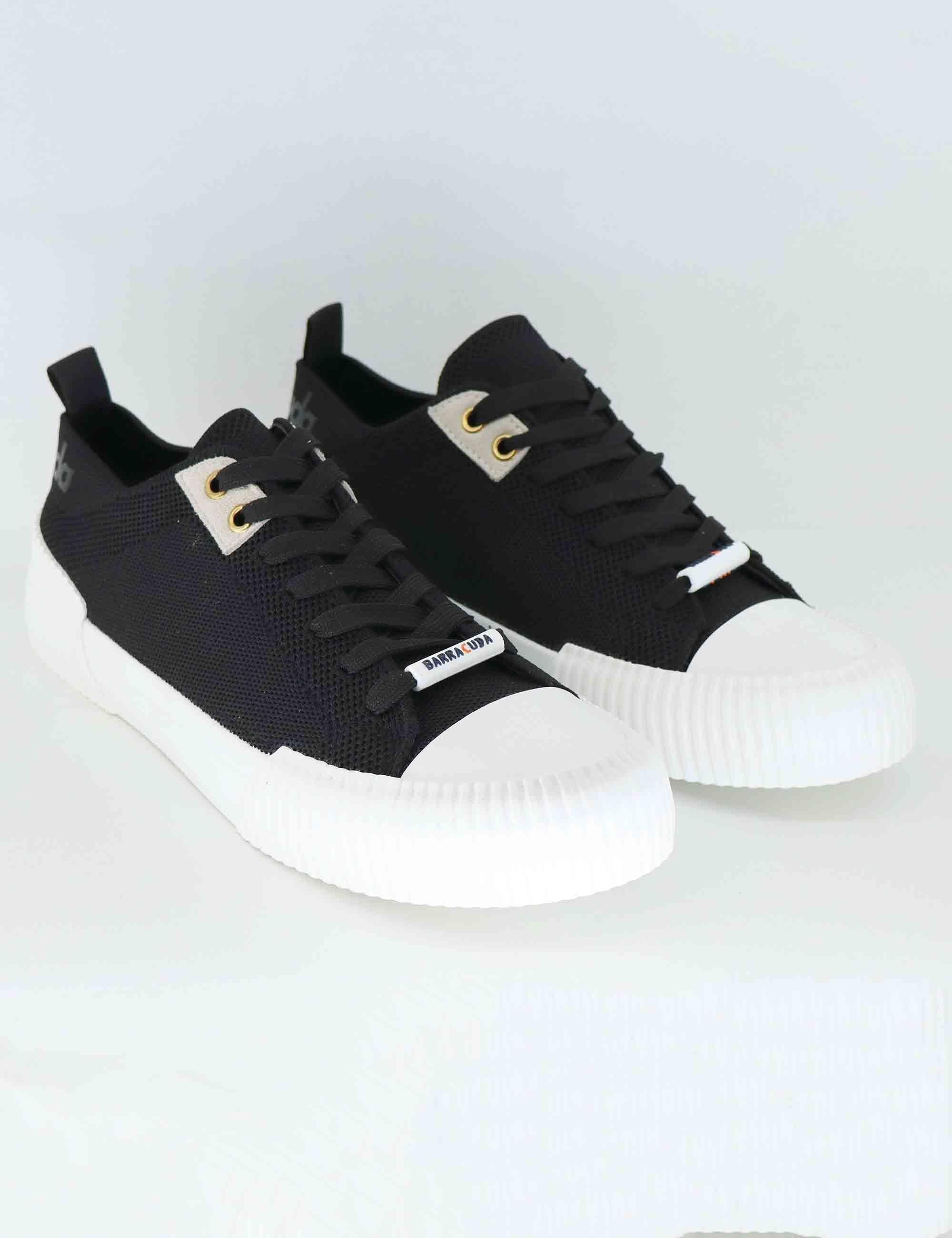Sneakers uomo in tessuto nero BU3535 B00VSV72O26Q Barracuda 