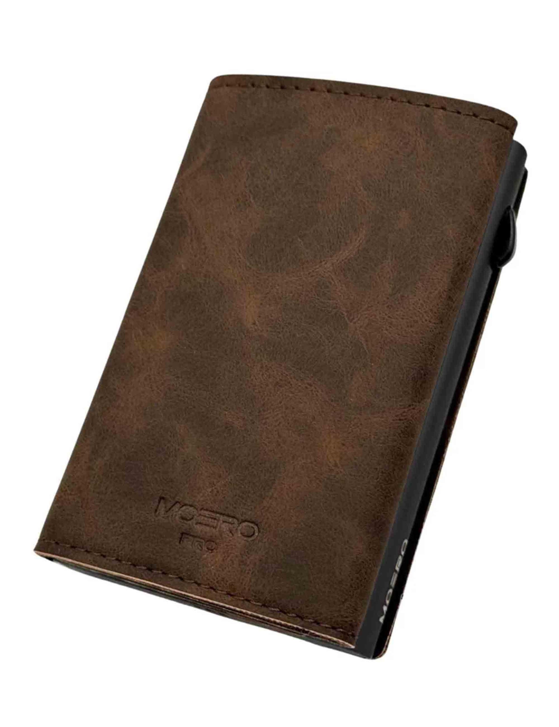 Portafogli uomo PRO Vintage Dark Brown Zip VINTAGE PRO ZIP DARK BROWN Moero 