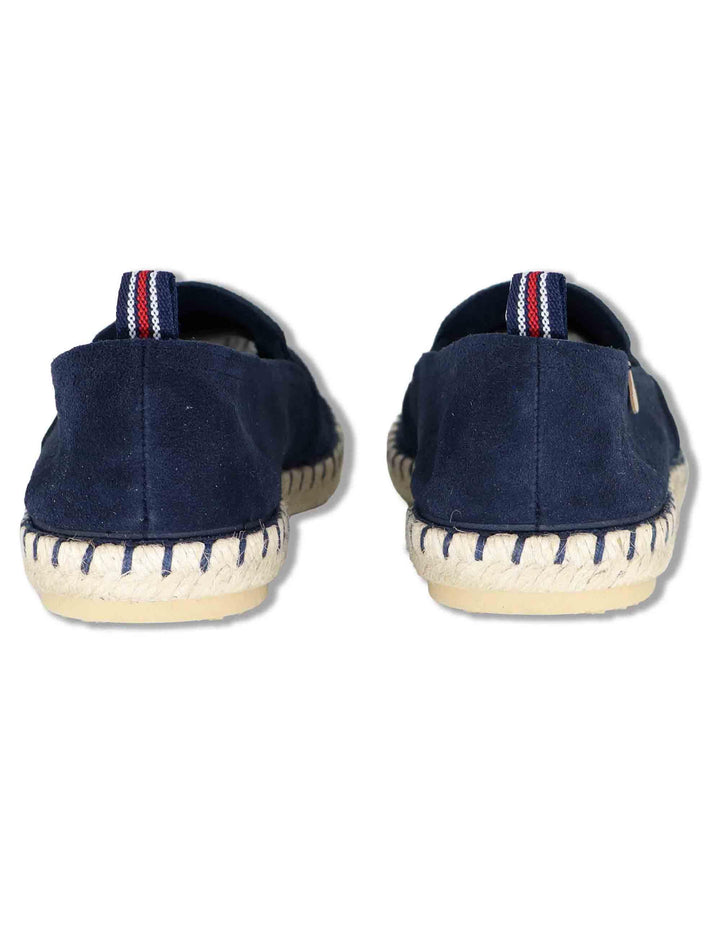 Mocassini espadrillas uomo slip on in camoscio blu TOM 002 Verbenas 