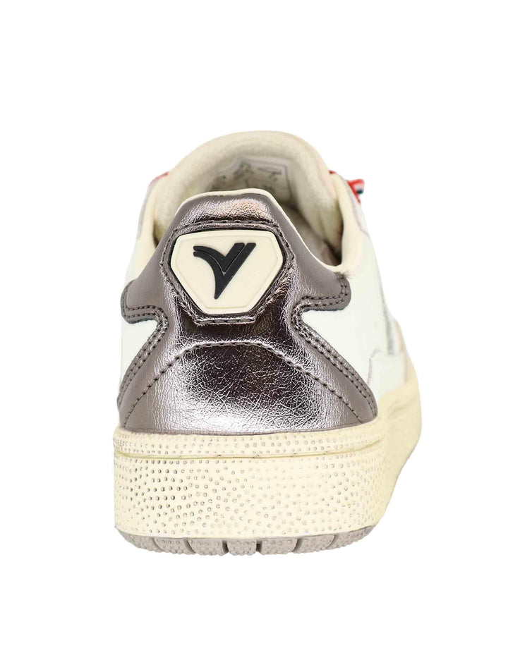 Sneakers donna in pelle bianca e glitter 8806103 Blanco Victoria 