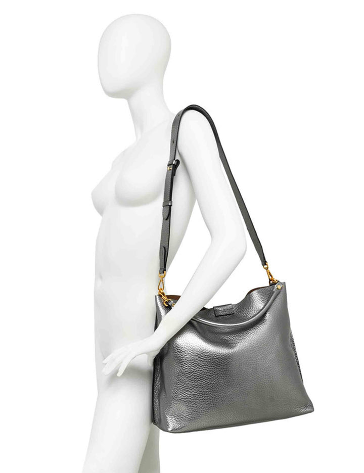 Borse donna Aretha in pelle nera BS11833 12565 RNGDBL Gianni Chiarini 